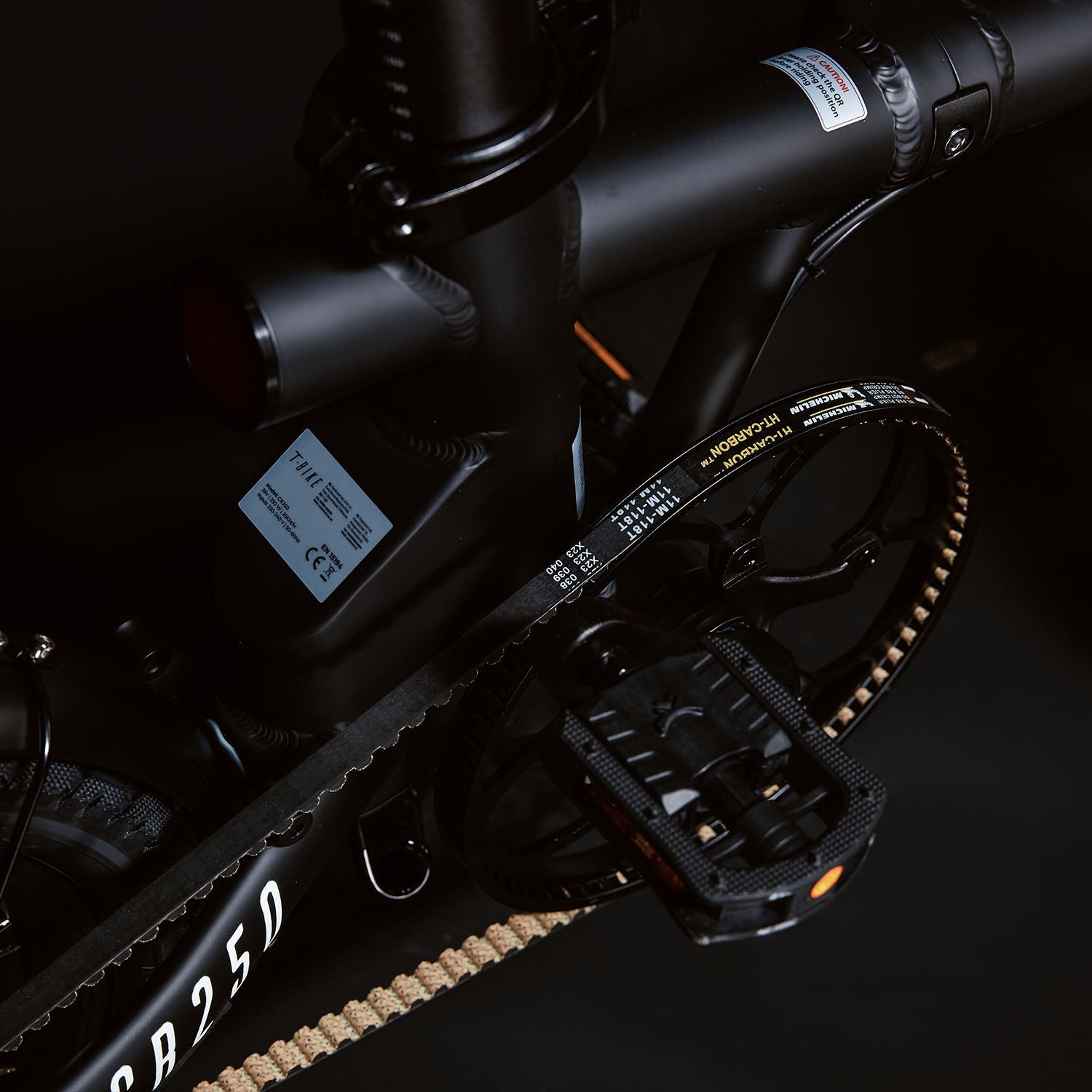 T-Bike CR250 - Zwart