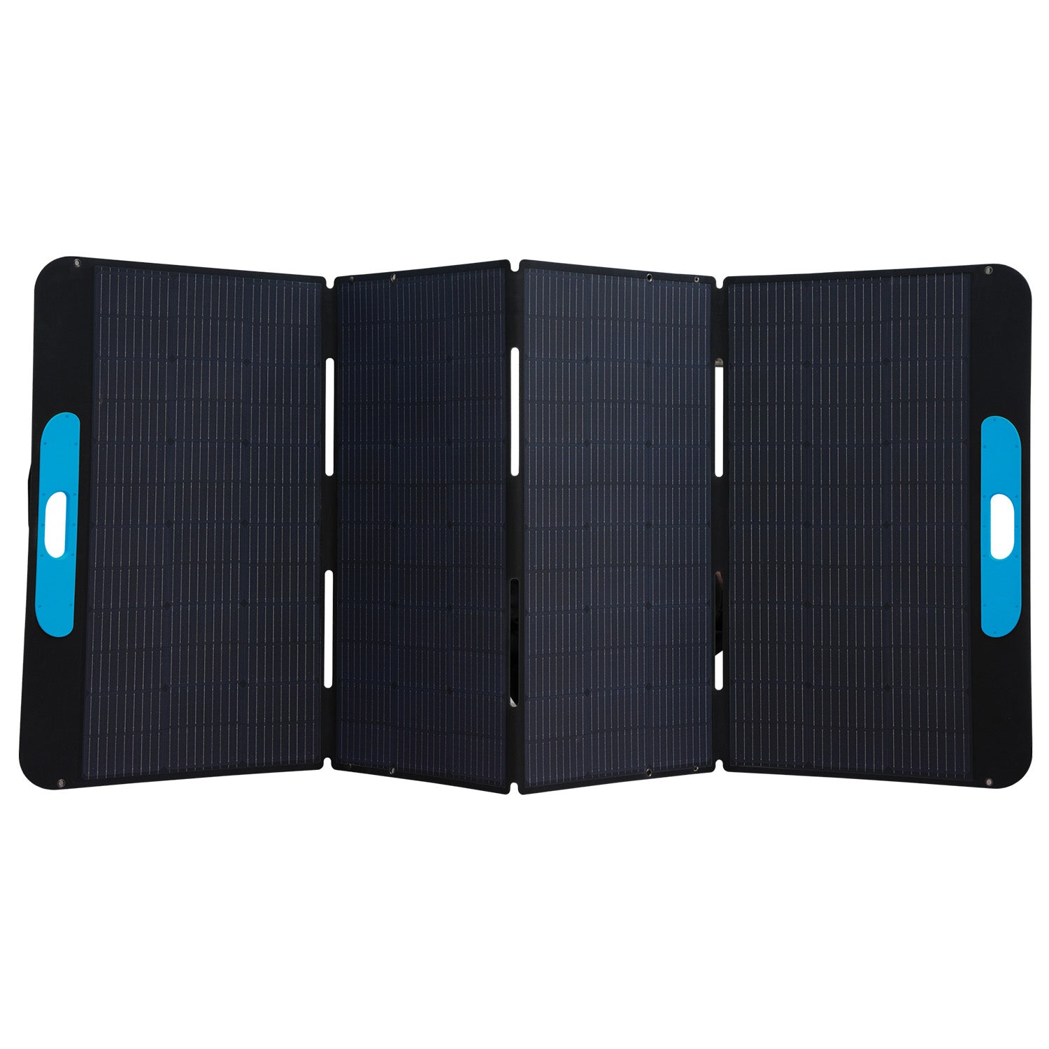 A front view of the TS400 when opened up fully and with slight bends where the folding mechanism is being utilised