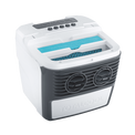 Image of the white TC3000 portable air cooler with the lid removed for refilling  