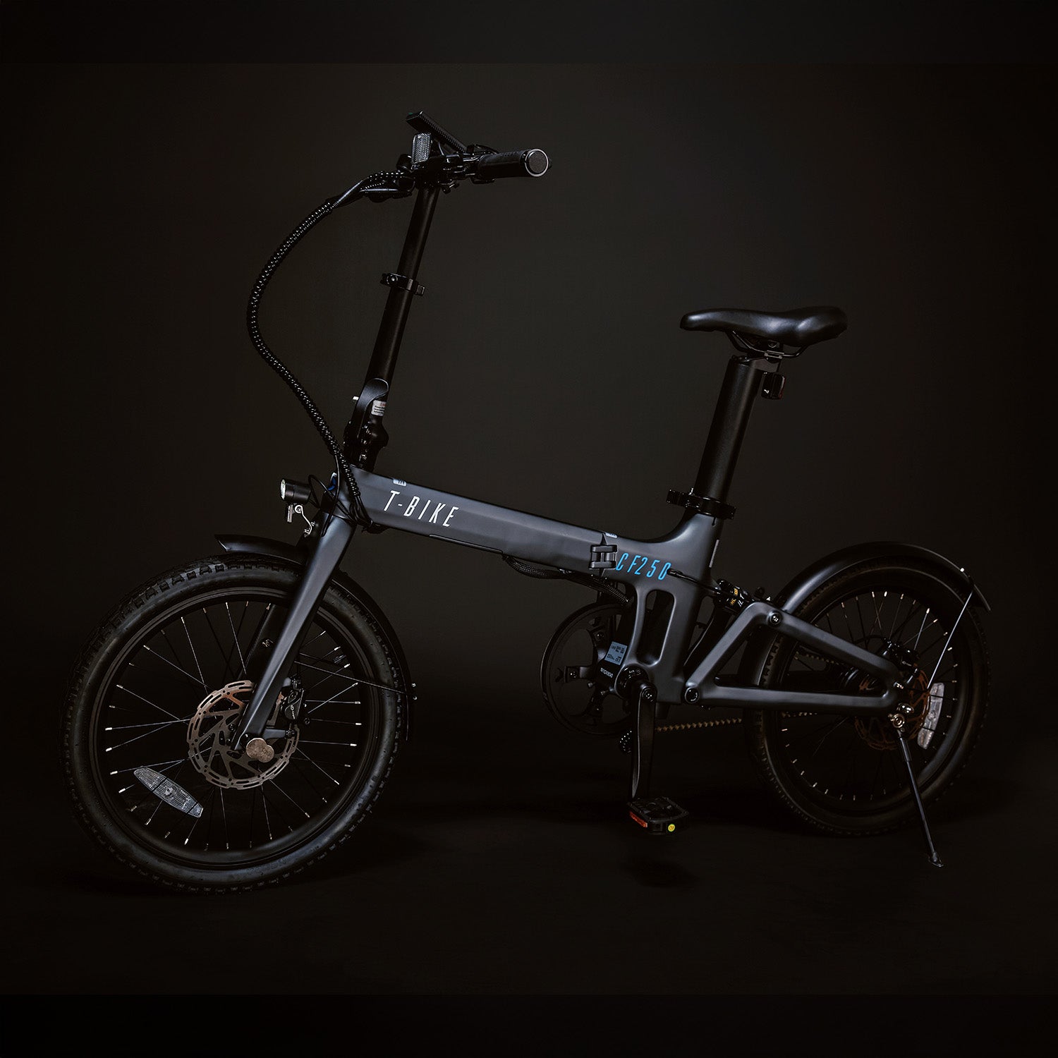 CF250 –  Folding Electric Bike - Black